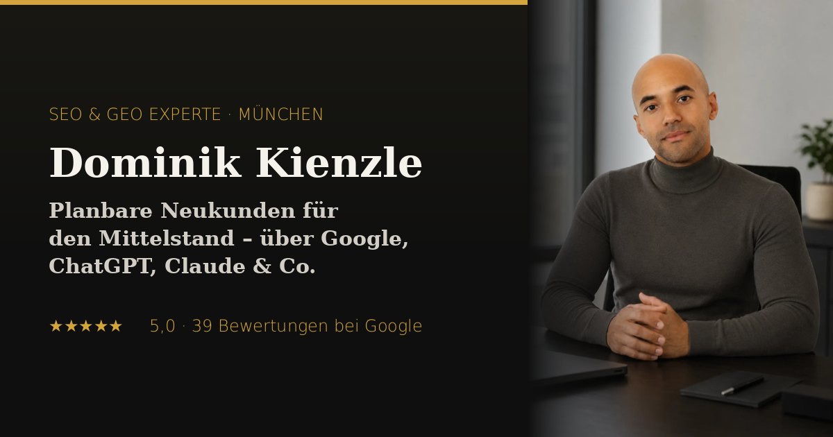 Fake-Testimonial-Linknetzwerk – Ratgeber von Dominik Kienzle