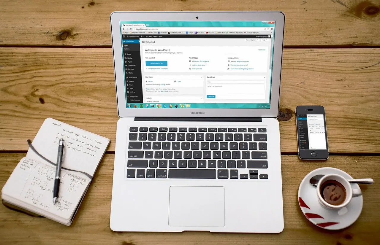 wordpress website Wartung